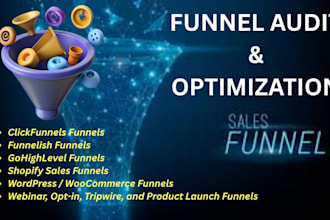 audit and optimize your sales funnel for higher conversion