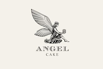 draw exceptional dessert, cupcake, ice cream, chocolate business logo design