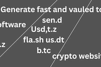 quickly generate fast and reliable value, crypto website, for your needs