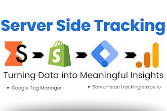 set up server side tracking for shopify using stape, GTM and ga4