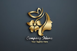 make modern fashion, beauty and cosmetic logo design
