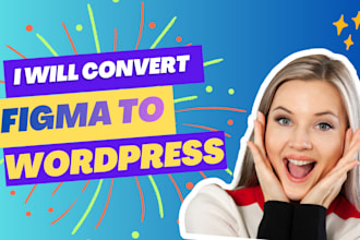 convert figma to wordpress, psd to wordpress, figma to elementor
