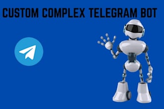 build cumstom complex telegram bot,api integration