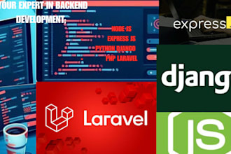 be your expert backend developer in express js, node js,django rest, and laravel
