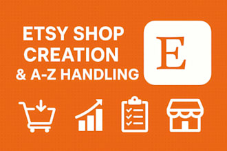 create and manage your etsy shop a to z for high sales