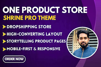 create a high converting shopify store with shrine pro theme