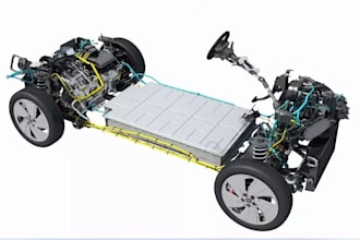 create electric car chassis 3dcad model, prototype,design vehicle part 3drender