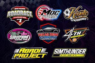 do amazing automotive, auto repair, and car racing logo