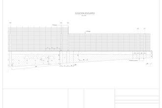 prepare 2d autocad drawings for retaining walls