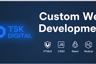 do custom website development for your business and portfolio