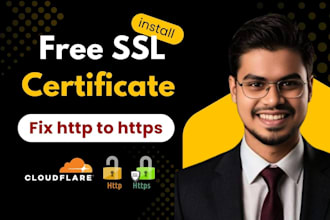 fix http to https and install free SSL certificate