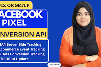 setup facebook conversion API, ga4 tracking and GTM server side integration