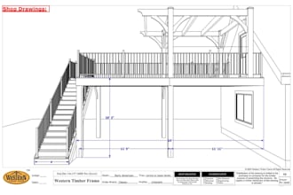 create detailed deck, patio and pergola permit drawings and plans