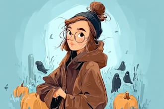 draw your portrait in cute style