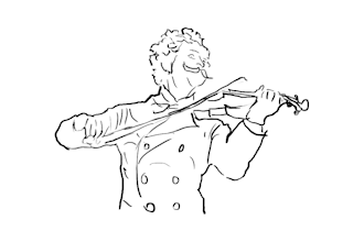 simple line art sketch