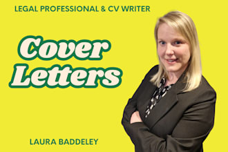 write a professional cover letter, UK