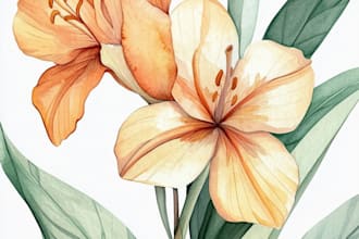draw a botanical illustration
