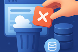 delete or clean your website from hosting database