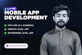 do custom flutter mobile app development for IOS and android