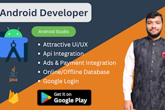 build a custom android app with modern UI