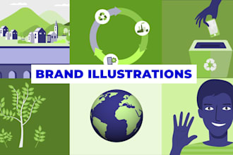 design and animate custom brand illustrations or icons
