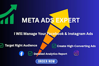 your meta ads for facebook and instagram