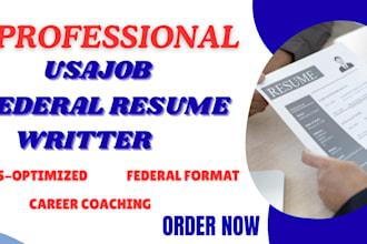 write your professional federal resume for usajobs