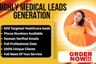 generate verified medical and clinic leads for dentists med spas doctor