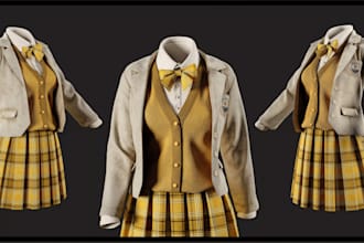 sew custom cosplay costume 3d printings services
