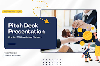 design or redesign powerpoint presentation, investor pitch deck real estate deck