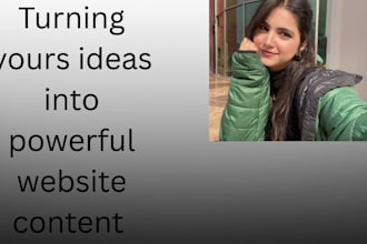write personalized website content