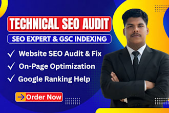 do on page and technical SEO, website audit, gsc indexing