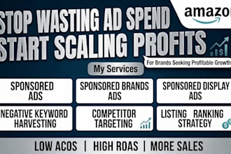 setup, manage and optimize amazon PPC campaigns