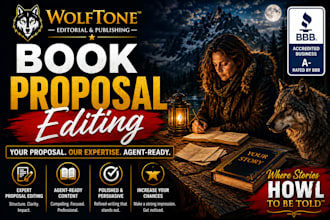 write or edit your book proposal for literary agents