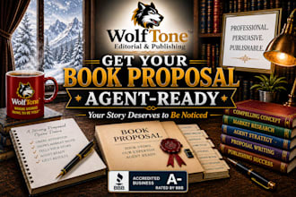 write or edit your book proposal for literary agents