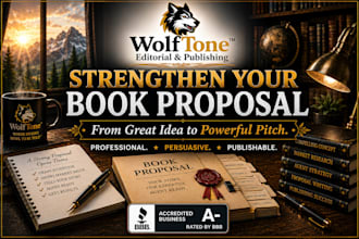 write or edit your book proposal for literary agents