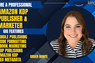 format, publish and promote your books on amazon KDP with SEO metadata