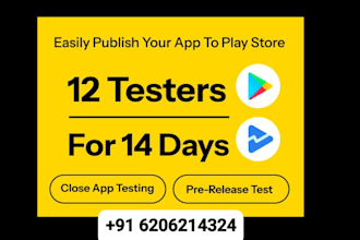 provide closed testing from 12 tester