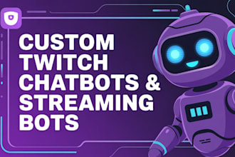 build custom chatbots and livestreaming bots for your twitch or kick