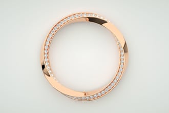recreated 3d jewelry cad design, tennie bracelet, ring rendering, 360s animation