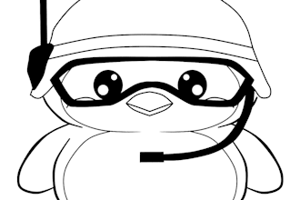 simple and line art illustration for you
