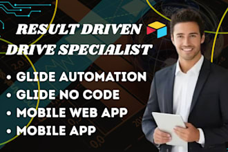 do your glide automation, glide no code, mobile web app, mobile app