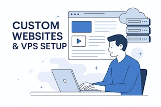build a professional business website with hosting, SSL and email setup