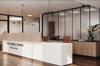 revitalize 3d medical interior, 8k reception rendering,design 3d wards,cgi setup