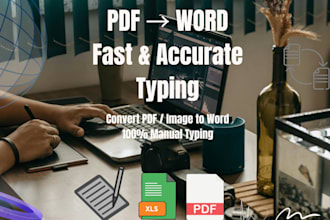 convert PDF, images or handwritten notes to word, excel or editable text