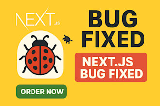 fix bugs and errors in your nextjs application
