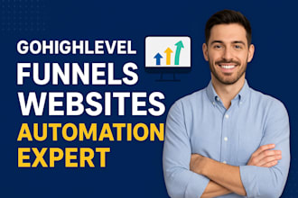 build high converting gohighlevel sales funnel, ghl website and landing page