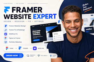 framer website expert fix framer redesign pixieset webflow hostinger website