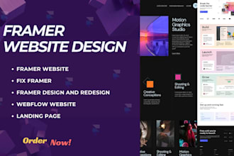 framer website fix framer expert redesign framer portfolio update webflow fix
