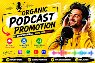 do podcast promotion organically to boost audience engagement